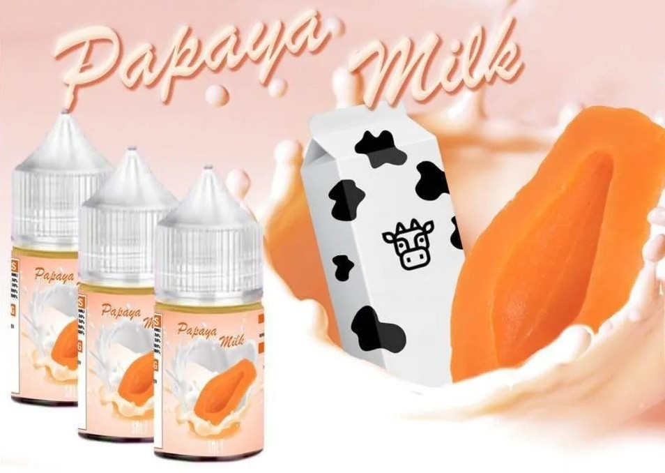 台灣原汁 PAPAYA MILK 木瓜牛奶 小煙鹽油 30ml (0)(35)